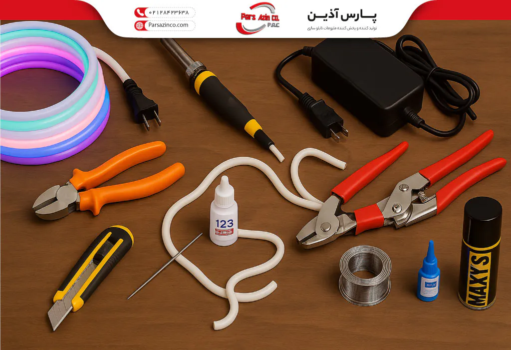 وسایل مورد نیاز برای ساخت تابلو نئون